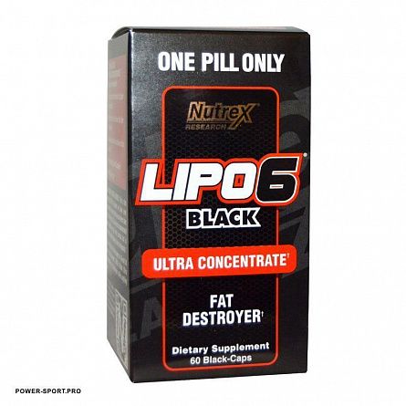 фото NUTREX Lipo 6 Black Ultra Concentrate 60 капс