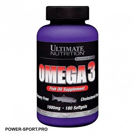 фото ULTIMATE NUTRITION Omega 3 1000 mg 180 Softgels