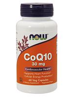 фото NOW CoQ10 (Coenzyme Q10) 30 мг 60 капсул