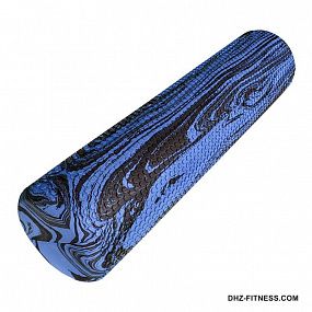 QUANTUM A25581 Ролик для йоги и пилатеса 60x15 cm (синий гранит)