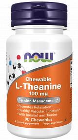 фото NOW L-Theanine 100 мг 90 капсул фото NOW L-Theanine 100 мг 90 капсул
