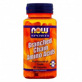 фото NOW Branch-Chain Amino 60 капс.