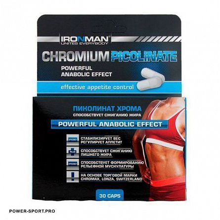 фото IRONMAN Chromium Picolinate 30 т.