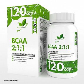фото NATURAL SUPP BCAA 2:1:1+ 800 mg 120 капс