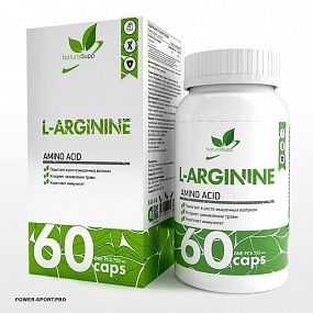 фото NATURAL SUPP L-Arginine 60 капс