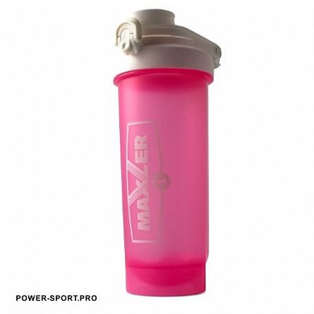 фото MAXLER Shaker Pro W/Lock 700 ml - White+Pink