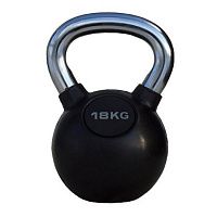 PROFI-FIT Гиря обрезиненная с хромированной ручкой 18 кг