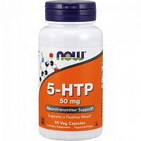 фото NOW 5-HTP 50 мг 30 капс