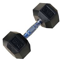 PROFI-FIT Гантель гексагональная обрезиненная 15 кг