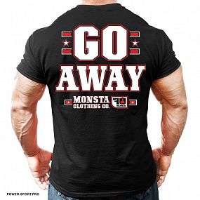 MONSTA M-TEE-335-BK Футболка "GO AWAY BLACK" MONSTA M-TEE-335-BK Футболка "GO AWAY BLACK"