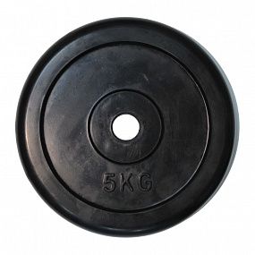 PROFI-FIT Диск Ф26 обрезиненный черный CLASSIC  5 кг