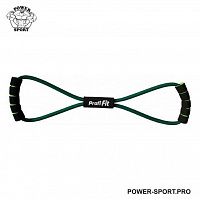 PROFI-FIT Эспандер трубчатый «восьмерка» зеленый, сопротивление среднее 5 кг