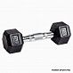PROFI-FIT Гантель гексагональная обрезиненная  3 кг