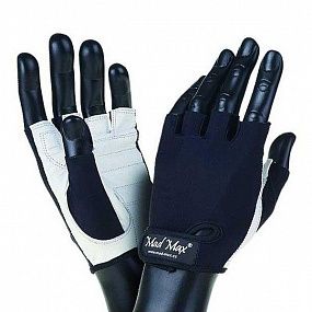 MAD MAX MFG-250\WH-BK "Basic" Перчатки для фитнеса