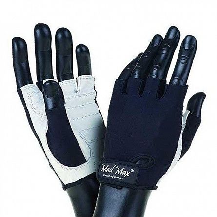 MAD MAX MFG-250\WH-BK "Basic" Перчатки для фитнеса