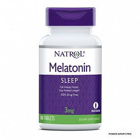 фото NATROL Melatonin 3 mg 60 таб