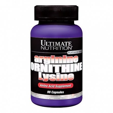 фото ULTIMATE NUTRITION Arginine/Ornithine/Lysine 100 к.