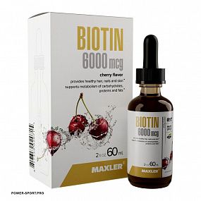 фото MAXLER Biotin 6000 mcg drops 60 ml / 65 g.