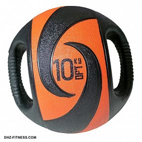 ORIGINAL FIT.TOOLS FT-DHMB-10 Медбол с хватами 10 кг ORIGINAL FIT.TOOLS FT-DHMB-10 Медбол с хватами 10 кг