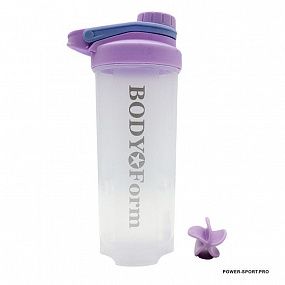 фото BODY-FORM BF-SHB03-700 Violet Шейкер спортивный 700 мл фото BODY-FORM BF-SHB03-700 Violet Шейкер спортивный 700 мл