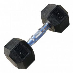 PROFI-FIT Гантель гексагональная обрезиненная  9 кг
