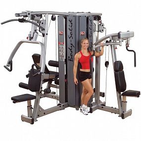 BODY SOLID DGYM Четырехстековая мультистанция - базовая рама