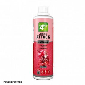 фото 4ME NUTRITION L-carnitine + Guarana Attack 3600 500 мл