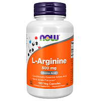 фото NOW L-Arginine 500 mg 100 капс.