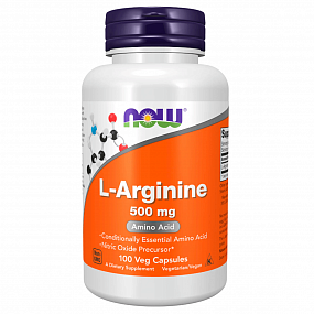 фото NOW L-Arginine 500 mg 100 капс. фото NOW L-Arginine 500 mg 100 капс.