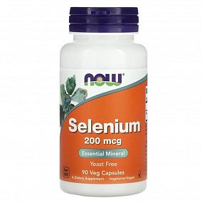 фото NOW Selenium 200 mcg Yeast Free 90 капсул фото NOW Selenium 200 mcg Yeast Free 90 капсул