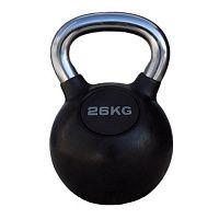 PROFI-FIT Гиря обрезиненная с хромированной ручкой 26 кг
