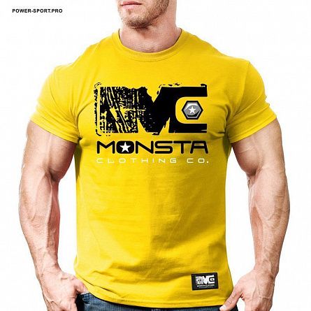 MONSTA M-TEE-018-YW Футболка "CONSTRUCTION YELLOW" 