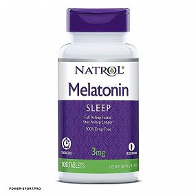 фото NATROL Melatonin 3 mg 100 таб