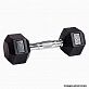PROFI-FIT Гантель гексагональная обрезиненная  4 кг