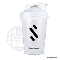 фото SHAKER BOTTLE C02/WT Шейкер 400 мл белый