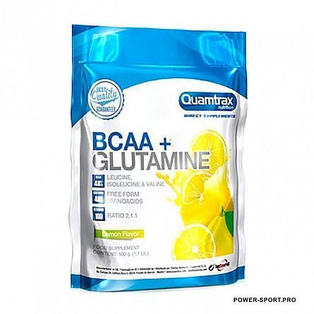 фото QUAMTRAX BCAA + Glutamine 500 г