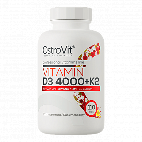 фото OSTROVIT Vitamin D3 4000 + K2 100 таб