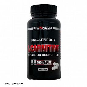 фото IRONMAN L-Carnitine 60 капс