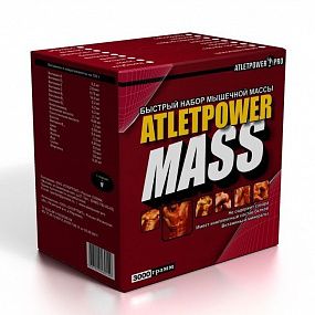 фото ATLET POWER Mass 3000 г фото ATLET POWER Mass 3000 г
