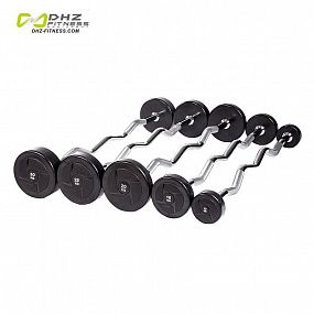 PROFI-FIT Штанги изогнутые 10-30 кг, 5 шт., шаг 5 кг