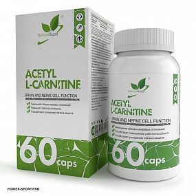 фото NATURAL SUPP Acetyl L-Carnitine 550 мг 60 капс