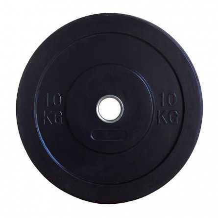 ZCO CROSSFIT-B Диск Ф50 обрезиненный черный евро-классик bamper plates 10 кг
