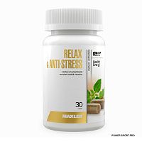 фото MAXLER Relax & Anti-Stress Complex 30 капс