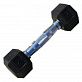 PROFI-FIT Гантель гексагональная обрезиненная  2 кг