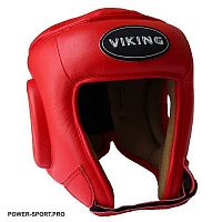 VIKING C192-RD Шлем боксерский боевой кожа