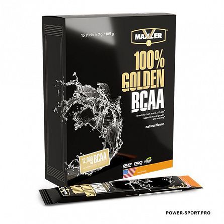 фото MAXLER 100% Golden BCAA 15x7 г.