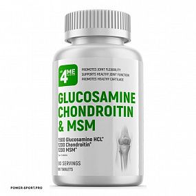 фото 4ME NUTRITION Glucosamine Chondroitin & MSM 90 таб