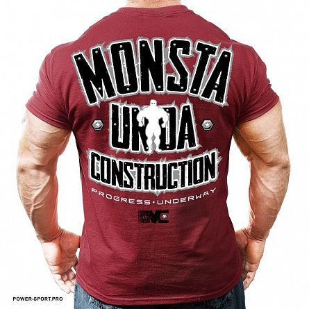 MONSTA M-TEE-018-GT Футболка "CONSTRUCTION RUBIN"