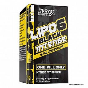 фото NUTREX Lipo 6 Black INTENSE Ultra Concentrate 60 капс фото NUTREX Lipo 6 Black INTENSE Ultra Concentrate 60 капс