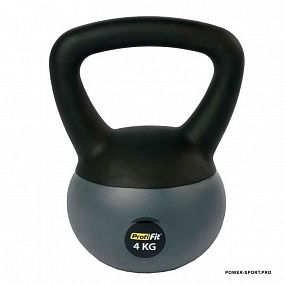 PROFI-FIT Гиря PVC с жесткой ручкой  4 кг.